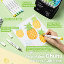 Ohuhu Alcohol Markers Brush& Chisel 48 Colors for Adult Coloring Refillable | Brush & Chisel — 7