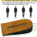 Adjustable Heel Lift Inserts for Shoes, 4 Layers (Medium (1 Pair)) — 3