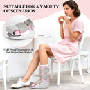 Medibot Medical Grade Fracture Boot - Adjustable Walking Cast for Foot & Ankle Injuries Secure Support for Broken Foot or Severe Sprain,Women's Medium,Grey & Light Pink,Fits women's Shoe Size 7-10'' — 4