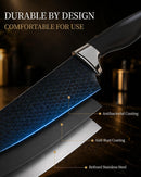 Amorston Knife Set 15 Piece Kitchen Knife Set with Block — 2
