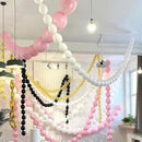 Pastel Pink Linking Balloons, 60PCS 6 Inch Small Baby Pink Link Balloons for Making Balloon Wall Heart Arch, Quick Linked Balloon for Girls Wedding Birthday Baby Shower Valentine's Party Decorations | 10 inch — 6