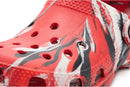 Crocs Kids Classic Watercolor Marbled Clog – Flame/Multi — 2