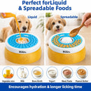 KILIN Slow Feeder Dog Licking Bowl with Rolling Ball,4 Non-Slip Pads,8fl oz — 3
