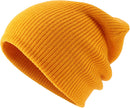 Connectyle Classic Double Layer Knit Beanie Hat Warm Thick Acrylic Winter Hats Daily Cuffed Beanies Watch Hat for Men Women - Gold — 5