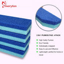 Maryton Foot Pumice Stone for Feet Hard Skin Callus Remover and Scrubber (Pack of 4) (Blue) - Classic Blue — 2