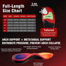 Plantar Fasciitis High Arch Support Insoles for Men & Women - for Flat Feet & Achilles Tendonitis, 240 lb Heavy Duty Work Boot Insoles with Shock Absorption & Arch Pain Relief - L - Orange — 5