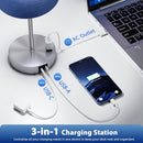 Fenmzee Touch Lamps for Bedroom Set of 2 - Dimmable, USB C+A, AC Outlet — 5