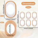 24 Pcs Bunion Pads to Wear with Shoes, Self-Adhesive Waterproof Cushion Protector, Multi-Size Moleskin for Feet, Breathable Foam Bunion Pads — 2