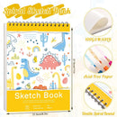 8.5 × 11 Sketch Book for Kids, 50 Sheets, Spiral Acid-Free Drawing Pad | Orange | 8.5 x 11inch(1 Pack) — 3