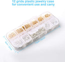 1200pcs Jump Rings for Jewelry Making Supplies, Jewelry Finding Kit — 4