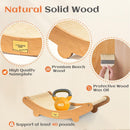 CHEERHOME PETS Sisal Cat Scratcher Bed Indoor Wooden Cat Furniture (Large) — 4