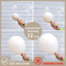 PartyWoo Neutral Balloon Arch Kit 142pcs Different Sizes of 18 12 10 5 Inch | Brown-3305 — 3