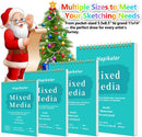 Mixed Media Sketchbook 9"x12" Multimedia Sketchbook, 2-Pack 30 Sheets | 9" x 12"(Pack of 2) — 7