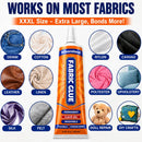 120 ML Fabric Glue Permanent for Clothing Repair, Washable, Dry Clear — 2