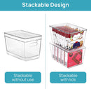 Vtopmart 6 Pack Clear Stackable Storage Bins with Lids and Handles, Large — 3