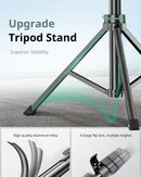 SENSYNE 62" Phone Tripod, Extendable Selfie Stick with Wireless Remote photo 3