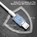 2pack 10ft iPhone Charger, [Apple MFi Certified] Long iPhone Charger Cord 10 ft, Apple Lightning to USB Cable, 10 Foot Fast Charging Cords for iPhone Charger 14/13/12/11/13 Pro/13 Max/X/XS/XR/XS photo 2