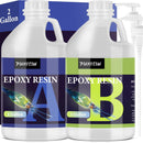 FUHITIM Epoxy Resin 2 Gallon,Crystal Clear Epoxy Resin Kit(1 Gallon x 2) — 1