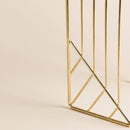 U Brands Mail Organizer, Metal Letter Sorter, Desk Organizer, Gold — 2