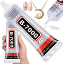 B7000 Rhinestones Glue for Crafts, 110ML Glue of Diamond Jewelry 3.7fl.oz Clear B-7000 Super Jewelry Glue… — 1