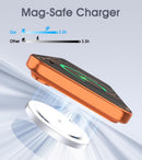 for Apple Mag-Safe Charger 2 Pack, Magnetic Wireless Charger, Silver photo 3