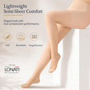 Medical Compression Pantyhose for Women & Men 15–20 mmHg – High-Stretch Support Hose for Swelling & Circulation | Large | Black — 6