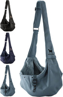 Noah & Paw Dog Sling Carrier for Small Dogs 5-18lb, Dog Sling for Small Dogs and Cats, Dog Carrier with Adjustable Padded Strap, Premium Twill, Lined with Fur, Double Safety Feature, Machine Washable — 1