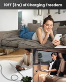 SwaggWood 60W USB C to USB C Cable 10ft 3 Pack Fast Charging Braided Cord 4