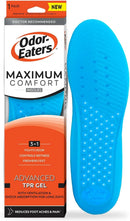 Odor-Eaters Max Comfort Gel Insoles, Foot Odor Eliminating Insert, 1 Pair — 1