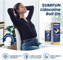 Sumifun Foot Pain Relief Lidocaine Roll-On - Maximum Strength OTC for Plantar Fasciitis & Heel Pain - Fast-Drying, Non-Greasy Formula, 2.5 Fl Oz (Blue, Medium(Pack of 1)) — 2