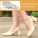 SooGree 2 Pairs Gel Arch Support Cushion Insoles Adhesive Silicone Flip Flop Thong Inserts Invisible Slim Inserts Pain Relief Anti-Slip Shock Absorption Plantar Fasciitis - Clear — 6