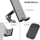 OCYCLONE Phone Stand for Desk, Foldable Cell Phone Stand Holder, Black photo 2