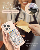 Shorogyt Compatible with Magsafe Wallet for Women, Watercolor Flower photo 5
