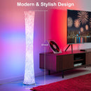 WORLD WIN Floor Lamp, 61'' Smart RGB LED Corner Lamp with Music Sync and 16 Million DIY Colors, 3 Color Temperature,… — 2