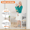 keny 29"-42.5" Baby Gate for Stairs, Auto Close Safety Dog Gate