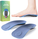 Semi-Rigid Arch Support Inserts for Men Women - Welnove Work Boot Insole for Walking or Standing All Days,3/4 Length Heel Pain Relief Insert for Flat Feet,Shoe Insoles for Women 6-10 — 1