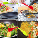 Silicone Spatulas, 8.5 inch Small Rubber Spatula Seamless One Piece Design Heat Resistant Non-Stick Flexible… — 4