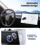 VICSEED Tesla Phone Mount【Strongest Magnet Power】Foldable Hidden Tesla Phone Holder Fit for All Phone, Tesla Model 3 Model Y for MagSafe Car Mount, Tesla Model 3 Accessories, Tesla Model Y Accessories | Deep Blue photo 2