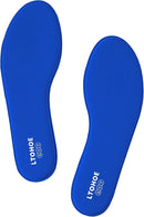 LTOHOE Memory Foam Insoles for Men, Replacement Comfort 8mm Blue US 9 - 8mm Orange / 11 — 1