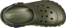 Crocs Unisex Adult Offroad Sport Clogs | 11 Women/9 Men | Army Green/Navy — 6