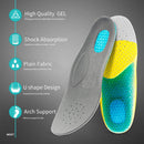 Kids Running Gel Insoles Kids Shock Absorbing Arch Support Insoles Good Feet Step Aid Little Kid US 2-3 (8 1/8-8 1/2) — 4