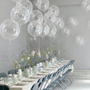 Clear Balloons 12 inch, Transparent Latex 50pcs Party Balloons — 6