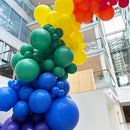Red Blue Yellow Green Balloons 12 Inch Rainbow Colorful Latex Party Balloon — 8