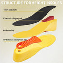 Height Increase Insoles 1 Inch Invisible Shoe Lifts Height Boosters Men & Women Elevator Inserts Instant Taller Plantar Fasciitis Relief - Heel Height 1 Inch — 3