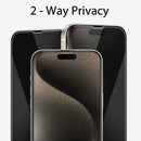for iPhone15 Pro Max Privacy Screen Protector+Camera Lens Protector photo 3