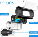 mibest OLED Finger Pulse Oximeter, O2 Meter, Dual Color White/Black — 7