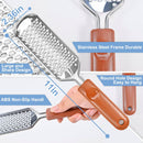 Professional Foot Scrubber Dead Skin Remover, Pedicure Foot File Callus Removal, Heel Scraper for Cracked Heels, Microplane Cheese Grater for Feet, Foot Rasp for Hard Skin(T1) — 2