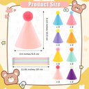 CANREVEL Mini Party Hats for Stuffed Animals Headwear, Birthday Hats | Felt - 16 PCS — 3