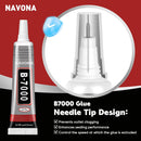 15 PCS 15ml B7000 Rhinestone Glue Clear with Precision Tip, Bedazzling Glue, Multipurpose Super Glues for Nail,… — 3