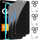 Wiaocit Tempered Glass Privacy Screen Protector for iPhone 18 Pro — 1
